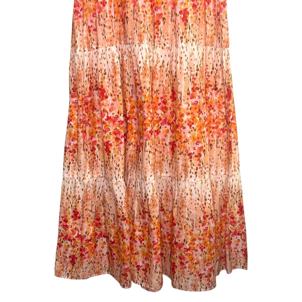 Christy Dawn, Women's 'The Brooklyn' Maxi Dress, Sunset Gladiola, Orange X-Small - Picture 7 of 12
